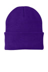 Port & Company® Knit Cap. CP90 - Port & Company CP90 Athletic Purple OSFA Hats