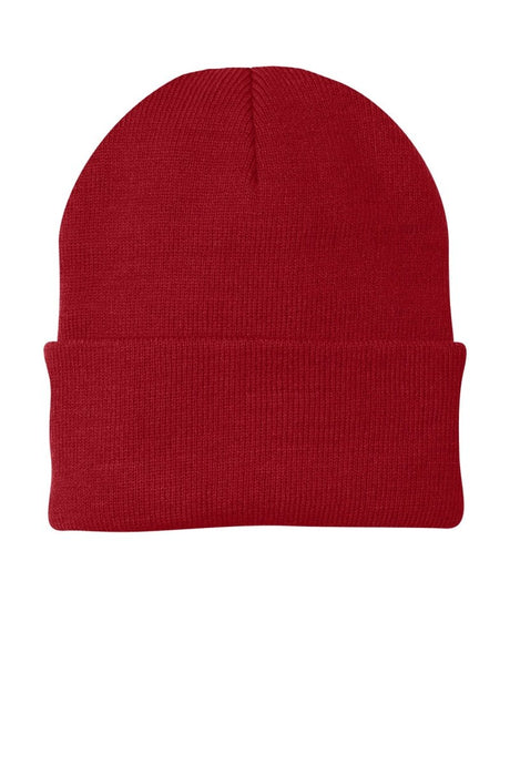 Port & Company® Knit Cap. CP90 - Port & Company CP90 Athletic Red OSFA Hats