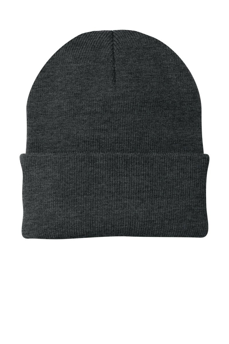Port & Company® Knit Cap. CP90 - Port & Company CP90 Charcoal Heather OSFA Hats