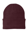 Port & Company® Knit Cap. CP90 - Port & Company CP90 Maroon OSFA Hats
