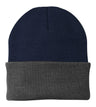Port & Company® Knit Cap. CP90 - Port & Company CP90 Navy/ Athletic Oxford OSFA Hats