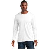 Port & Company® Long Sleeve Fan Favorite™ Blend Tee PC455LS White S Short Sleeve T-Shirts