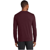 Port & Company® Long Sleeve Performance Blend Tee PC381LS Athletic Maroon S Long Sleeve T-Shirts
