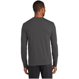 Port & Company® Long Sleeve Performance Blend Tee PC381LS Charcoal S Long Sleeve T-Shirts