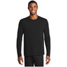 Port & Company® Long Sleeve Performance Blend Tee PC381LS Jet Black S Long Sleeve T-Shirts