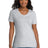 Port & Company LPC54V Women's Core Cotton V - Neck Tee Ash M Short Sleeve T-Shirts
