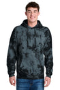 Port & Company PC144 Crystal Tie - Dye Pullover Hoodie. Port & Co PC144 Black S Hoodies