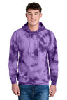 Port & Company PC144 Crystal Tie - Dye Pullover Hoodie. Port & Co PC144 Purple S Hoodies