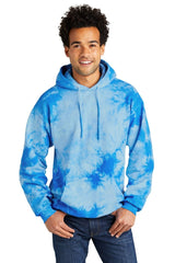 Port & Company PC144 Crystal Tie - Dye Pullover Hoodie. Port & Co PC144 Sky Blue S Hoodies
