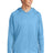 Port & Company PC380H Performance Pullover Hooded Tee Carolina Blue S T-Shirts