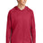 Port & Company PC380H Performance Pullover Hooded Tee Red S T-Shirts