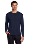 Port & Company PC380LS Company Long Sleeve Performance Tee. PC380LS - Port & Co PC380LS Deep Navy S Long Sleeve T-Shirts