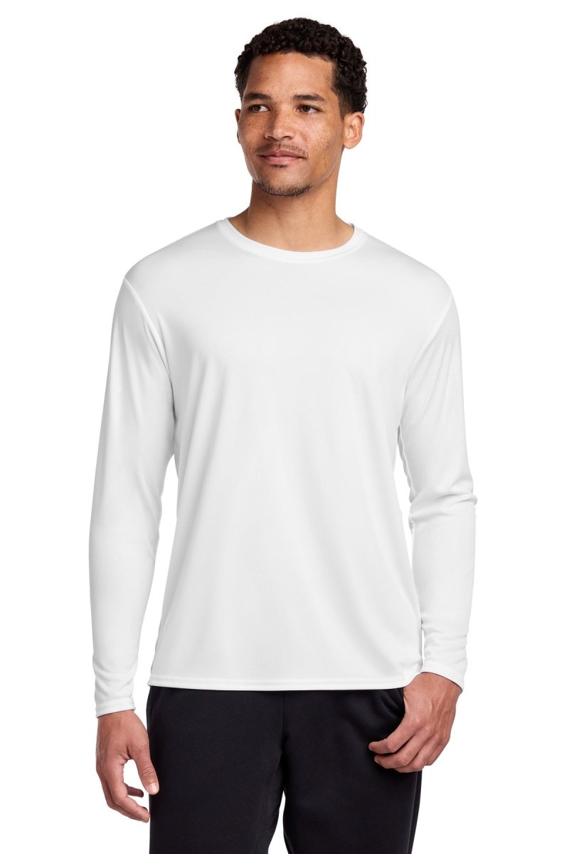 Port & Company PC380LS Company Long Sleeve Performance Tee. PC380LS - Port & Co PC380LS White S Long Sleeve T-Shirts