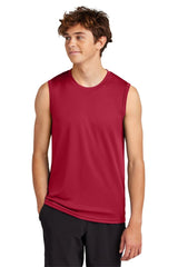 Port & Company PC380SL Performance Sleeveless Tee Red S Tank Tops
