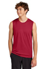 Port & Company PC380SL Performance Sleeveless Tee Red S Tank Tops