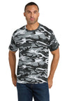 Port & Company PC54C Core Cotton Camo Tee Winter Camo S T-Shirts