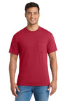 Port & Company PC55PT Tall Core Blend Pocket Tee. Port & Co PC55PT Red LT T-Shirts