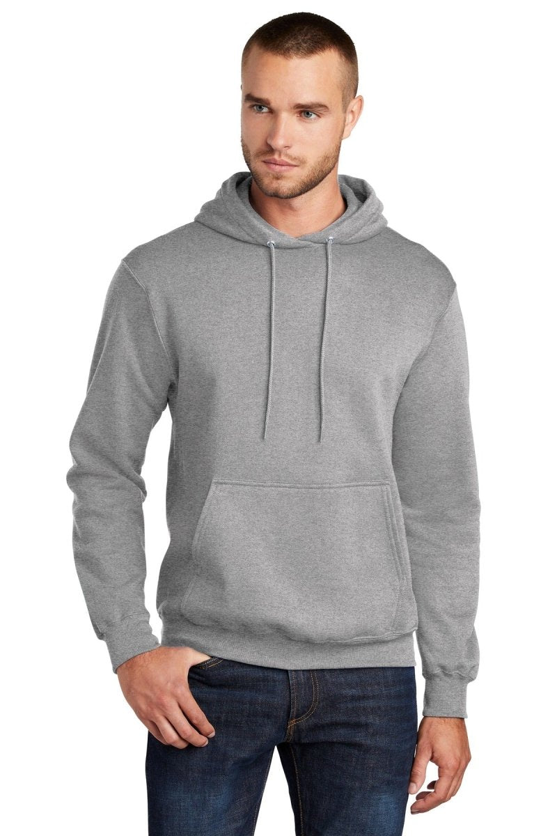 Port & Company PC78H Core Fleece Pullover Hoodie Athletic Heather S Hoodies