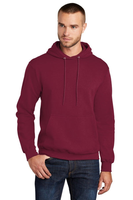 Port & Company PC78H Core Fleece Pullover Hoodie Cardinal S Hoodies