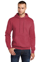 Port & Company PC78H Core Fleece Pullover Hoodie Heather Red S Hoodies