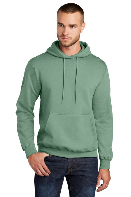 Port & Company PC78H Core Fleece Pullover Hoodie Laurel Green S Hoodies