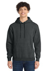 Port & Company PC78HT Tall Core Fleece Pullover Hooded Sweatshirt. Port & Co PC78HT Black Heather LT Sweatshirts