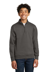 Port & Company PC78YQ Youth Core Fleece 1/4 - Zip Pullover Sweatshirt. Port & Co PC78YQ Charcoal XS Sweatshirts