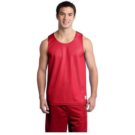 PosiCharge Classic Mesh Reversible Tank 4X - Large True Red