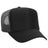 Premium High Profile Foam Trucker Hat Black/Black/Charcoal Grey Caps
