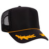 Premium High Profile Foam Trucker Hat Black/GoldG Caps