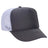 Premium High Profile Foam Trucker Hat Charcoal/Charcoal/White Caps
