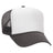 Premium High Profile Foam Trucker Hat Charcoal/White/Charcoal Caps