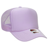 Premium High Profile Foam Trucker Hat Lavender Caps