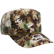 Premium High Profile Foam Trucker Hat Light Loden/Brown/Kelly Caps