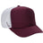 Premium High Profile Foam Trucker Hat Maroon/Maroon/White Caps