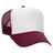 Premium High Profile Foam Trucker Hat Maroon/White/Maroon Caps