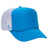 Premium High Profile Foam Trucker Hat Neon Blue/Neon Blue/White Caps