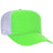 Premium High Profile Foam Trucker Hat Neon Green/Neon Green/White Caps