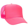 Premium High Profile Foam Trucker Hat Neon Pink Caps