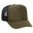Premium High Profile Foam Trucker Hat Olive/Olive/Black Caps