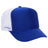 Premium High Profile Foam Trucker Hat Royal/Royal/White Caps