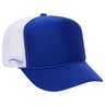 Premium High Profile Foam Trucker Hat Royal/Royal/White Caps