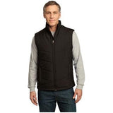 Puffy Vest Espresso/Foliage Green Medium
