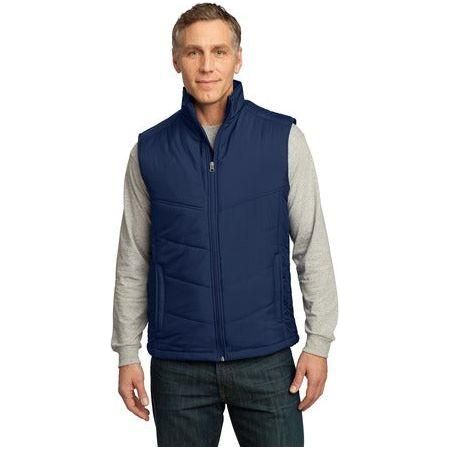 Puffy Vest Mediterranean Blue/Black Small