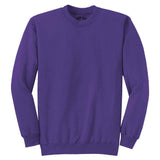 Joe's USA Men's Essential Fleece Crewneck Sweatshirt Joe's USA Small Purple