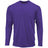 Mens Long Sleeve Moisture Wicking Athletic Shirts in Mens Sizes XS-4XL - Purple Activewear DRI-EQUIP Purple X-Small