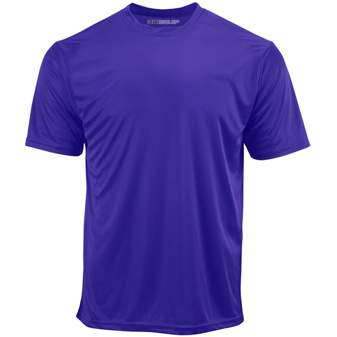 DRIEQUIP Men's Athletic All Sport Training Tee Shirts-Purple Activewear DRI-EQUIP Purple X-Small
