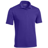 Mens Moisture Wicking Micropique Golf Polos - Purple DRI-EQUIP Purple Small