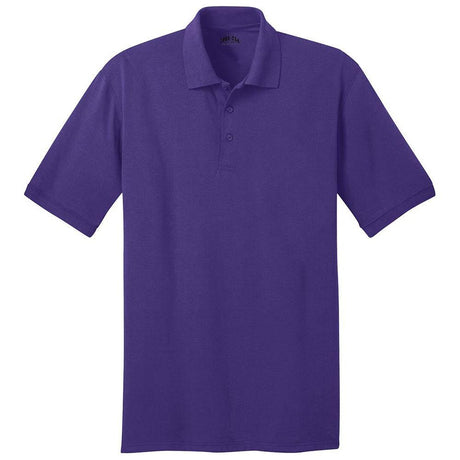 Men's 5.5-Ounce Jersey Knit Polo in Regular, Big & Tall Sizes - Purple Joe's USA Purple Small
