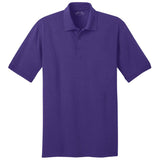 Men's Tall 5.5-Ounce Jersey Knit Polo Polos/Knits Joe's USA Purple Large Tall